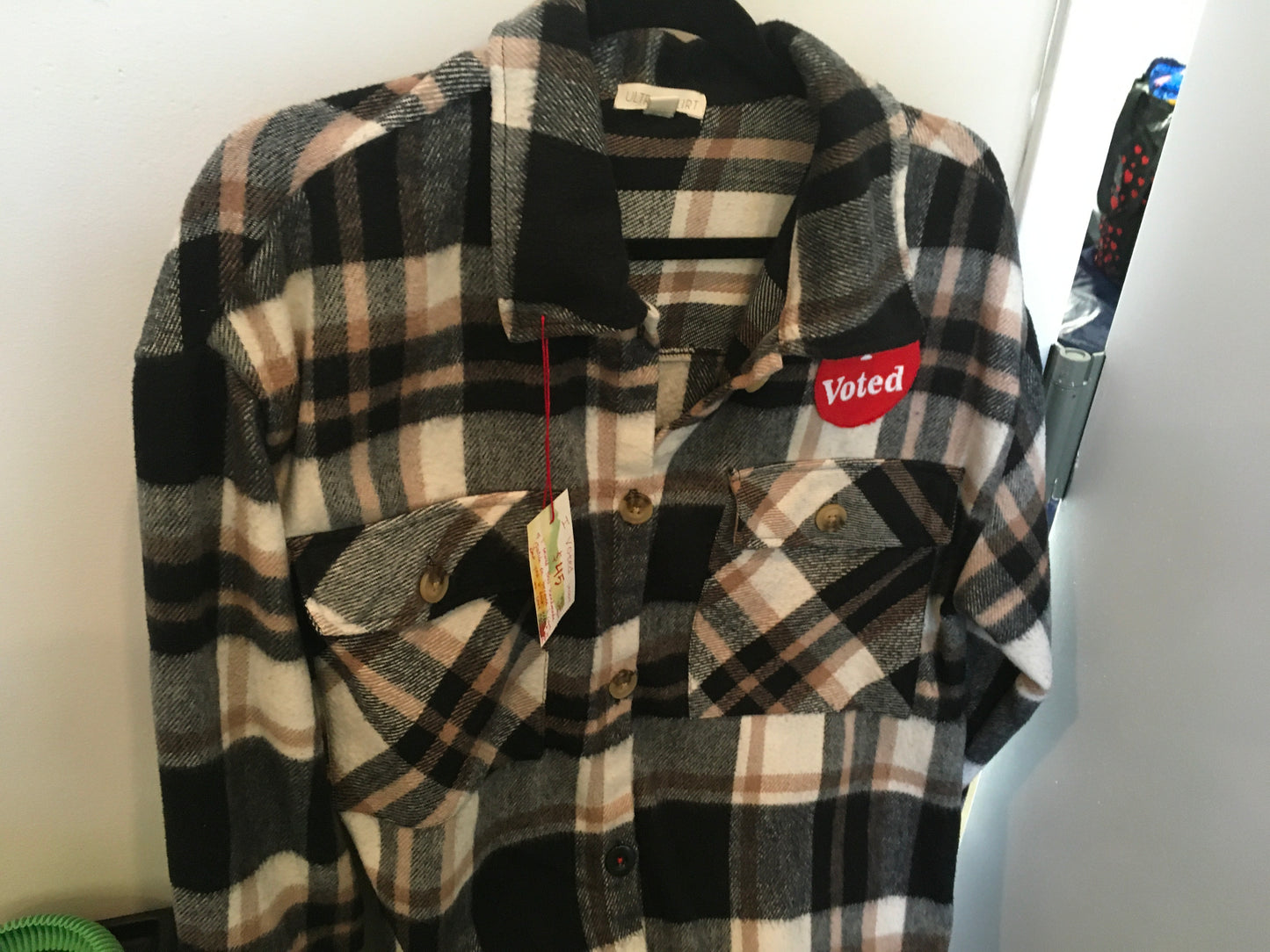 XL I Voted Flannel