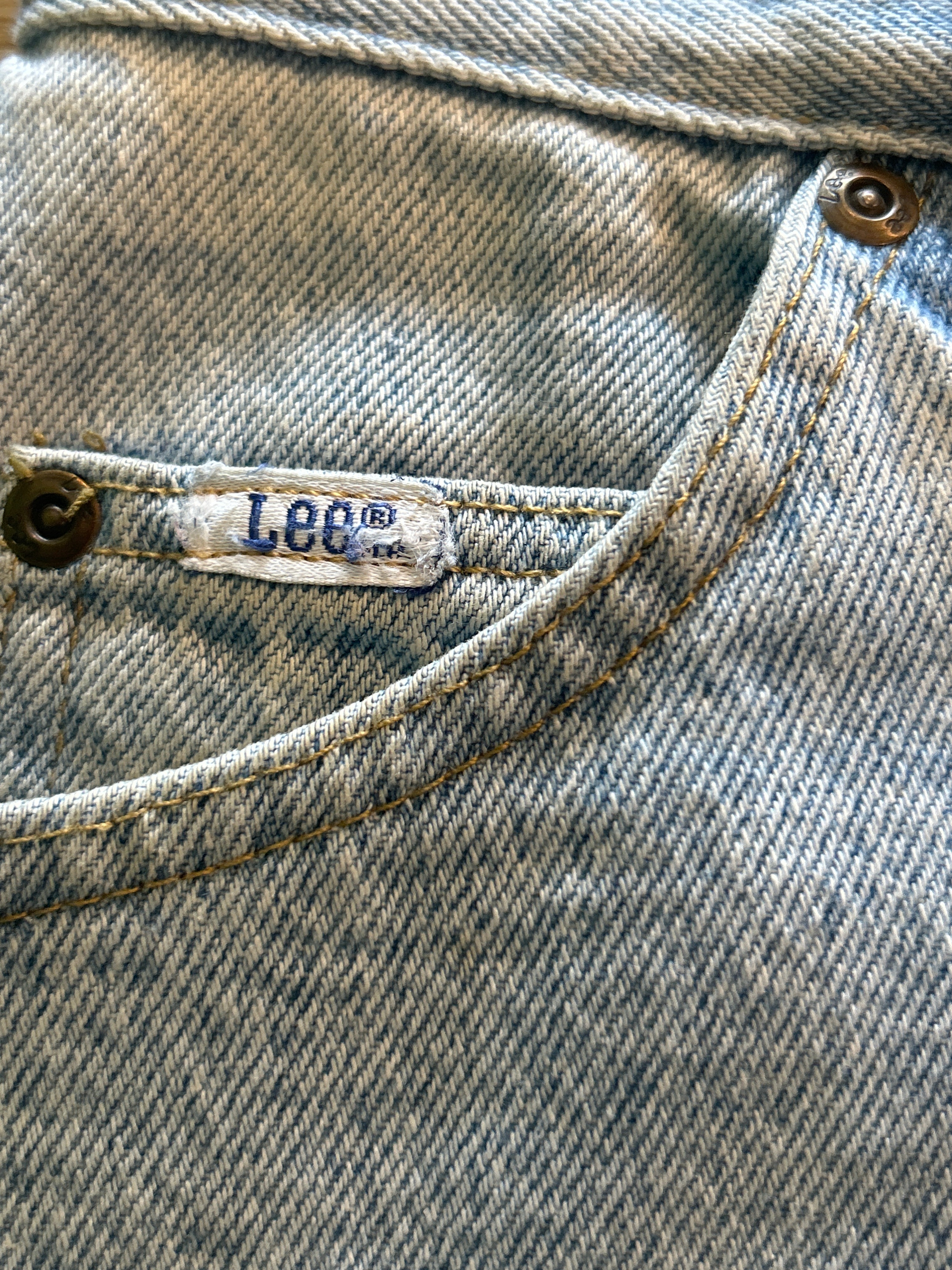 Lee Light Wash Cutoffs