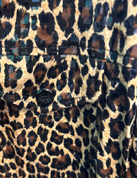 Perceptions Animal Print Button Up