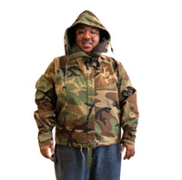 High Neck Camo Jacket