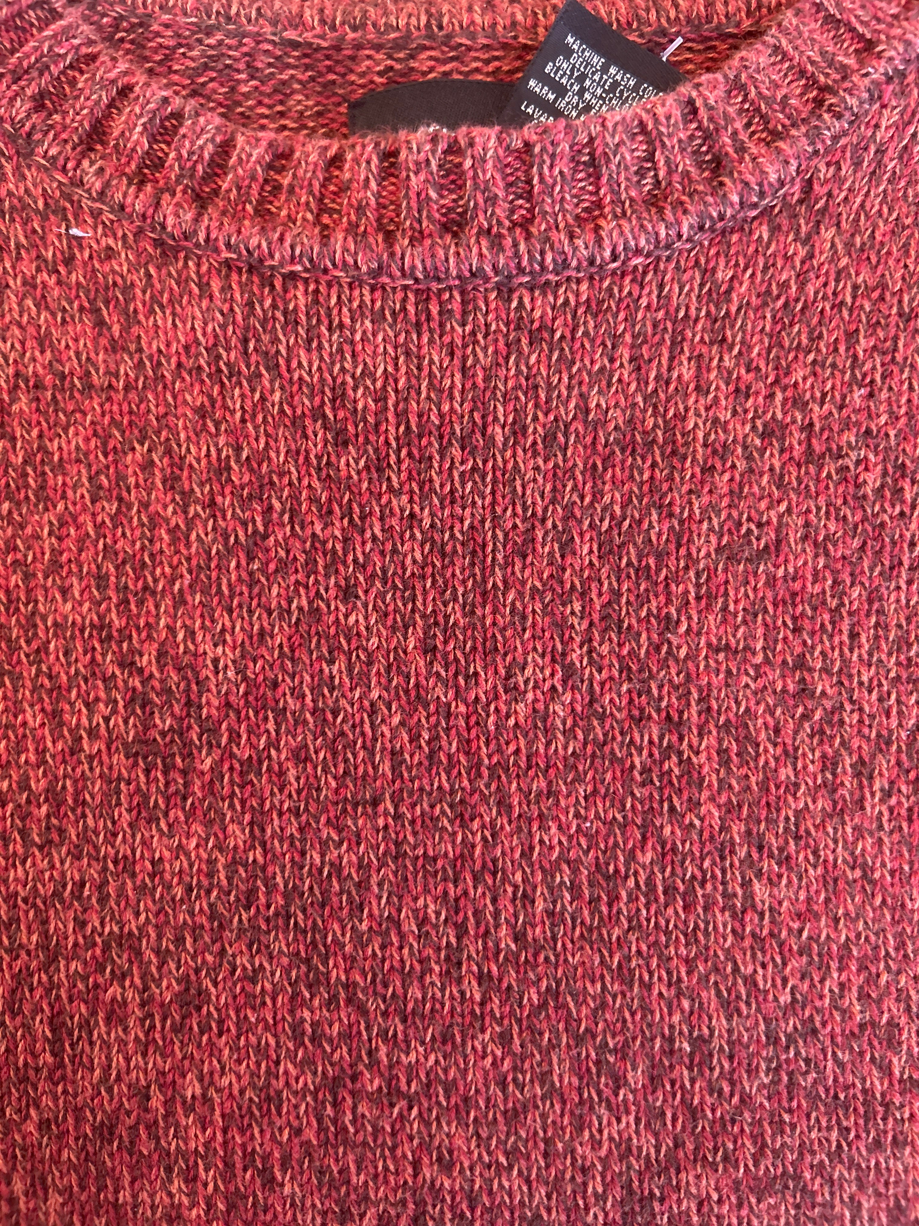 2X Croft & Barrow Rust Sweater