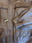 2X Context Brown Leather Jacket