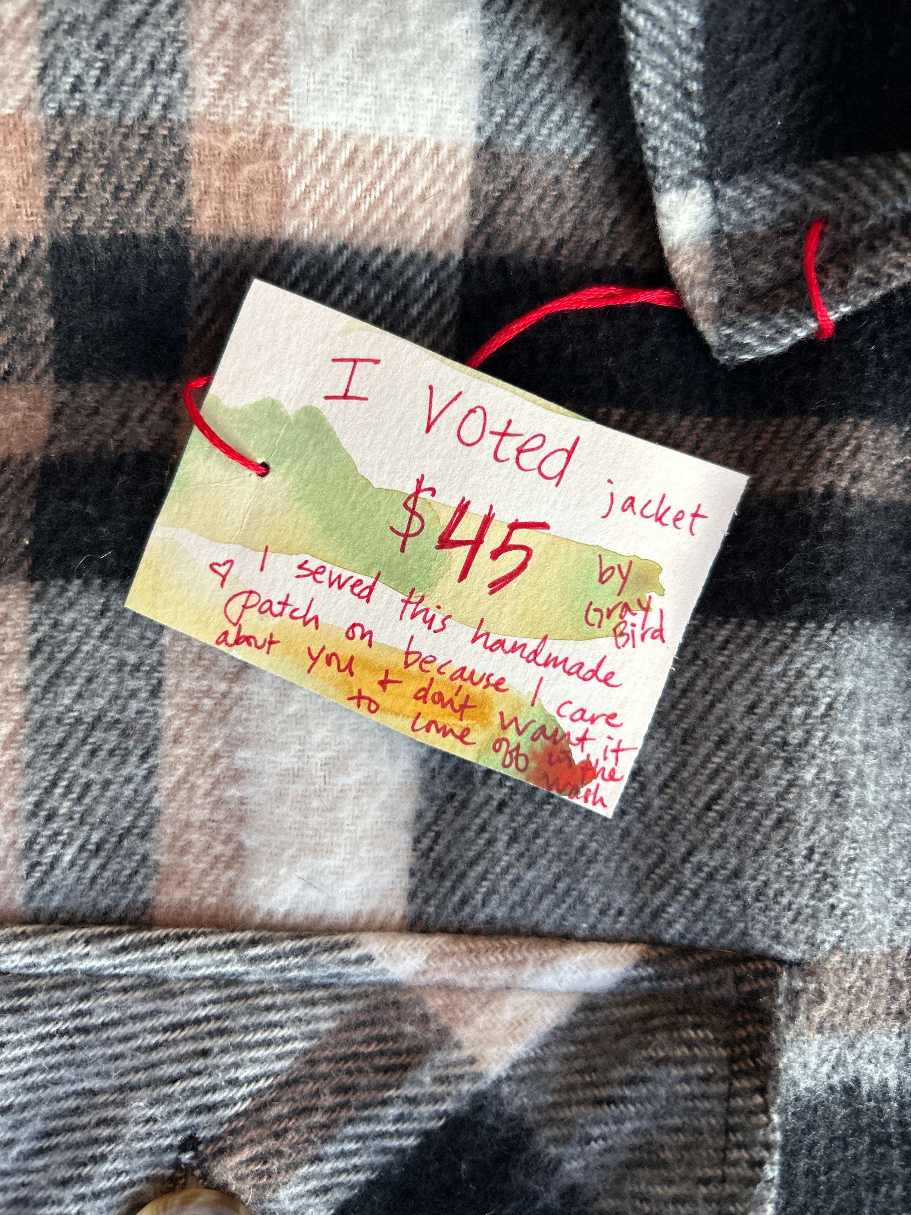 XL I Voted Flannel