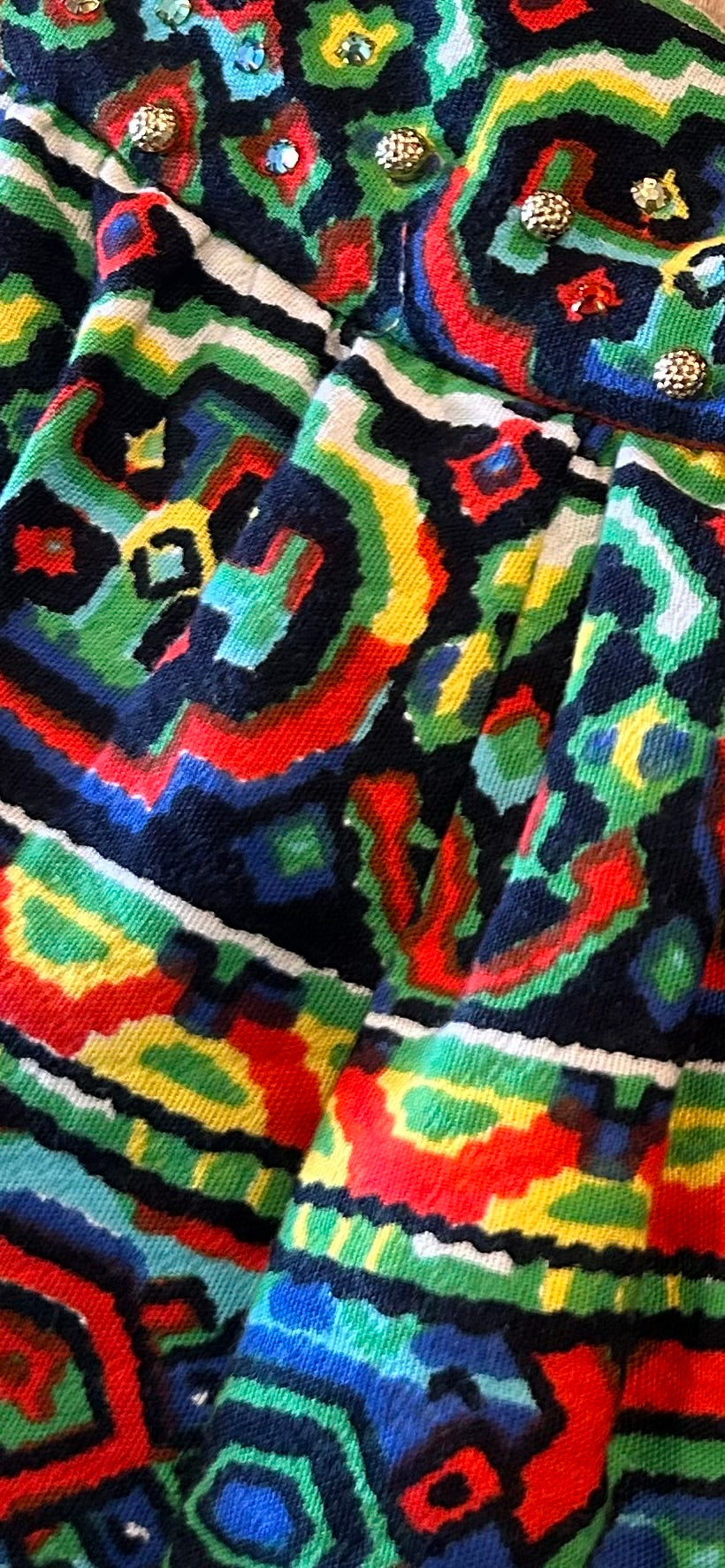 60s Print Skirt