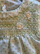 Green Floral Baby Dress