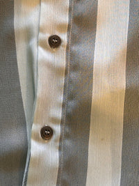 Gray Striped Blouse