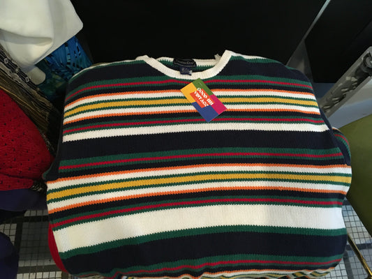 Charter Club Rainbow Striped Sweater