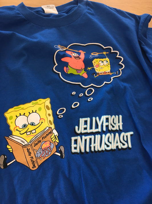 2002 Blue Spongebob T-shirt