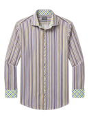 Thomas Dean Striped Button Up