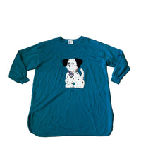 Bolo Spirit Teal Dalmatian Top