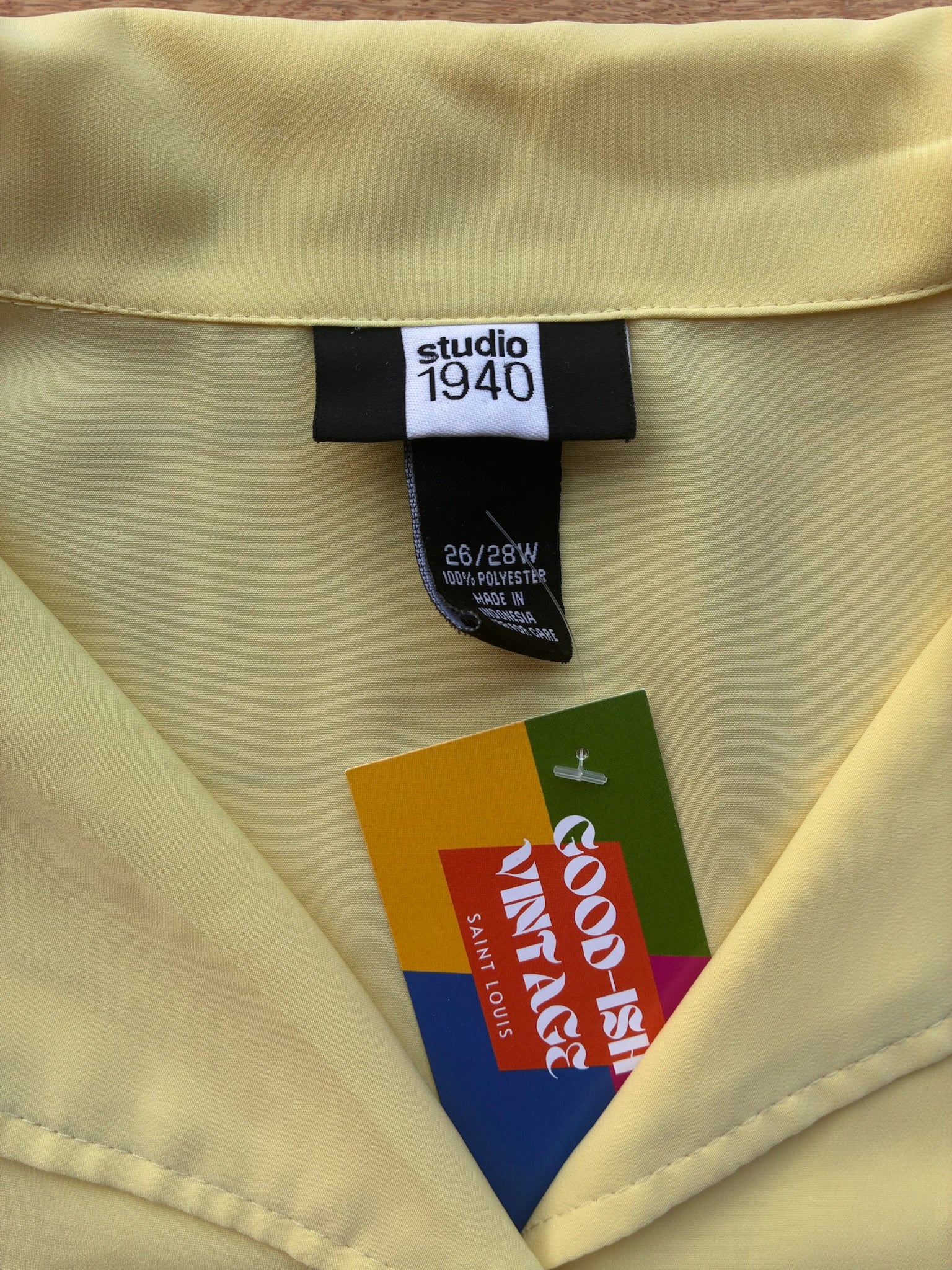 Studio 1940 Yellow Blouse