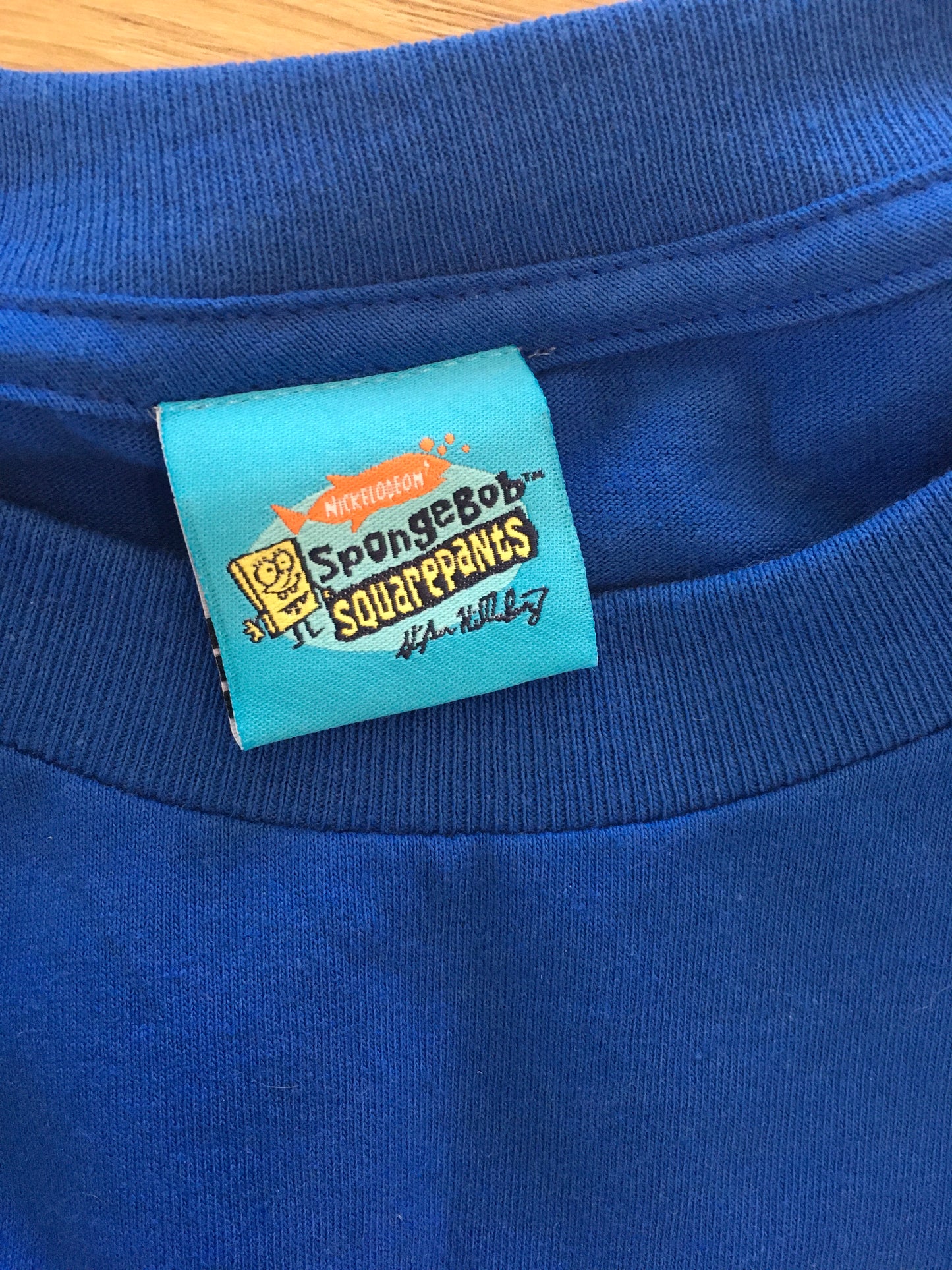 2002 Blue Spongebob T-shirt