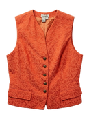 Ann Taylor Orange Floral Vest