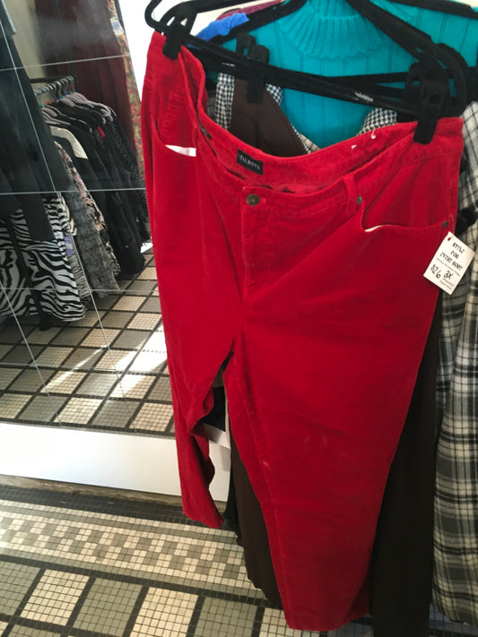 Talbots Red Corduroy Pants