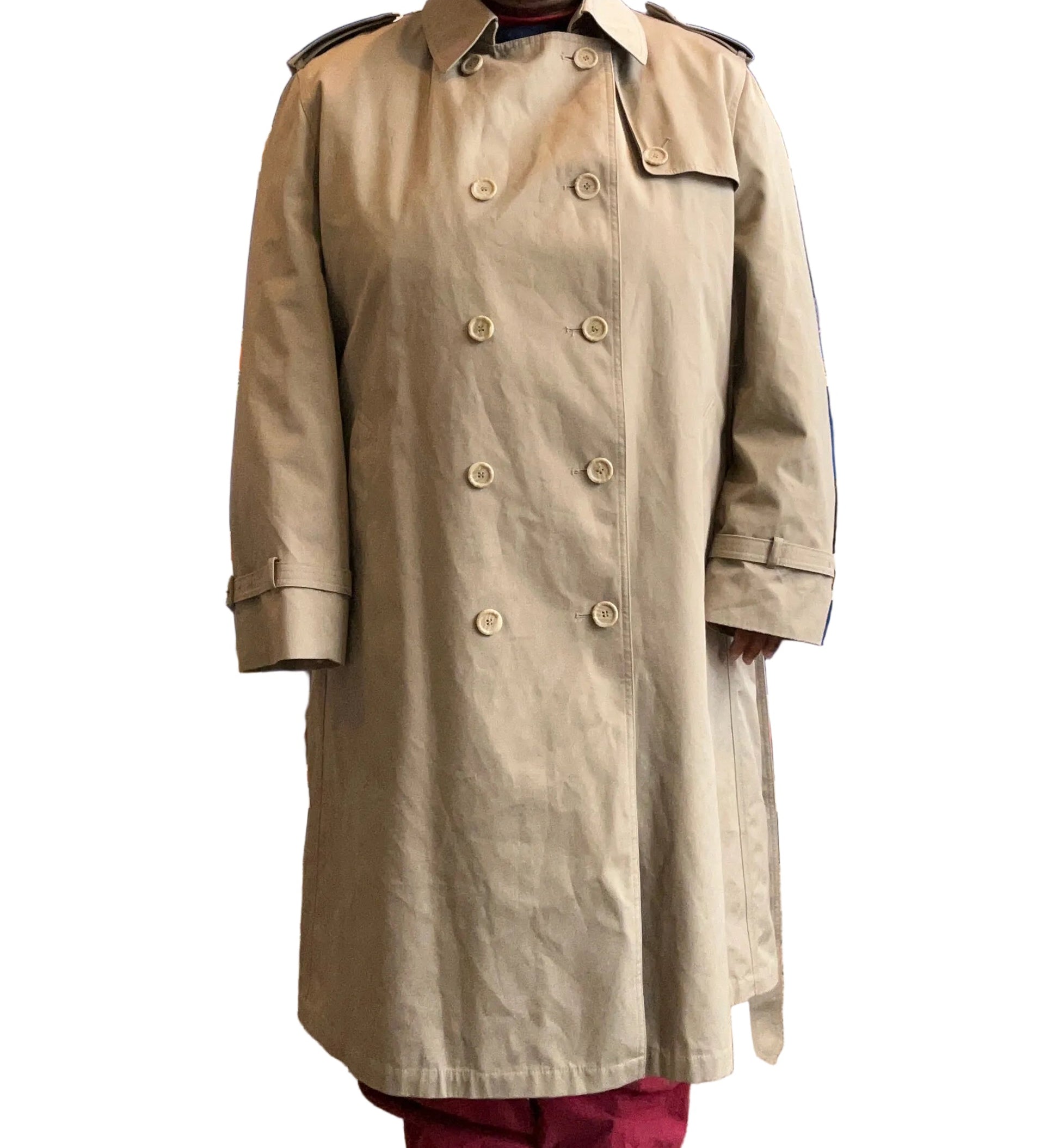 Oleg Cassini Tan Trench
