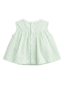 Green Floral Baby Dress