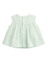 Green Floral Baby Dress