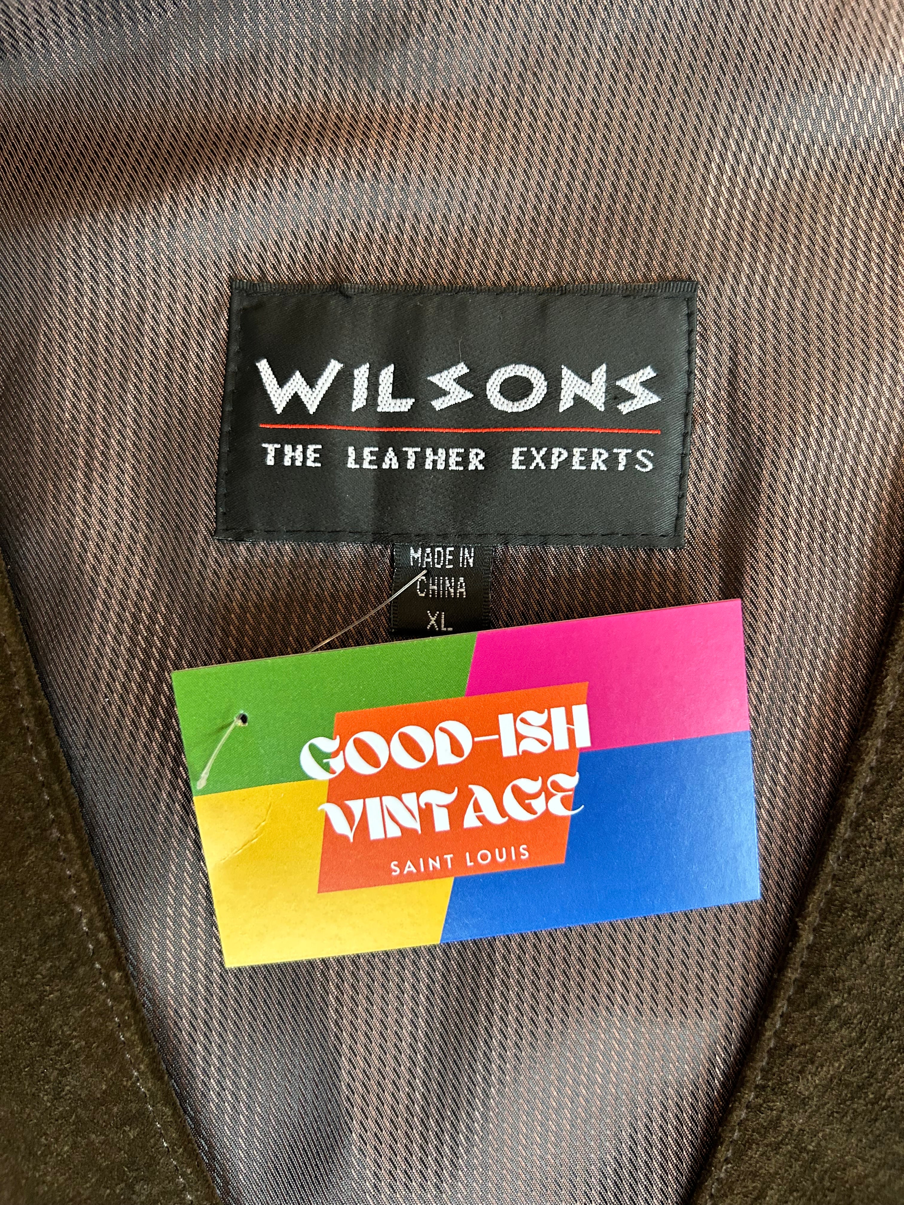 XL Wilson’s Brown Leather Vest