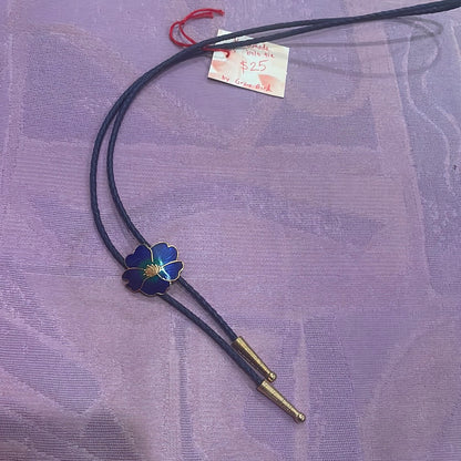 Handmade Lotus Bolo Tie