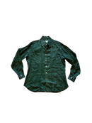 Orian Green Sheer Button Up