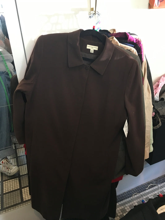 Amanda Smith Brown Longline Jacket