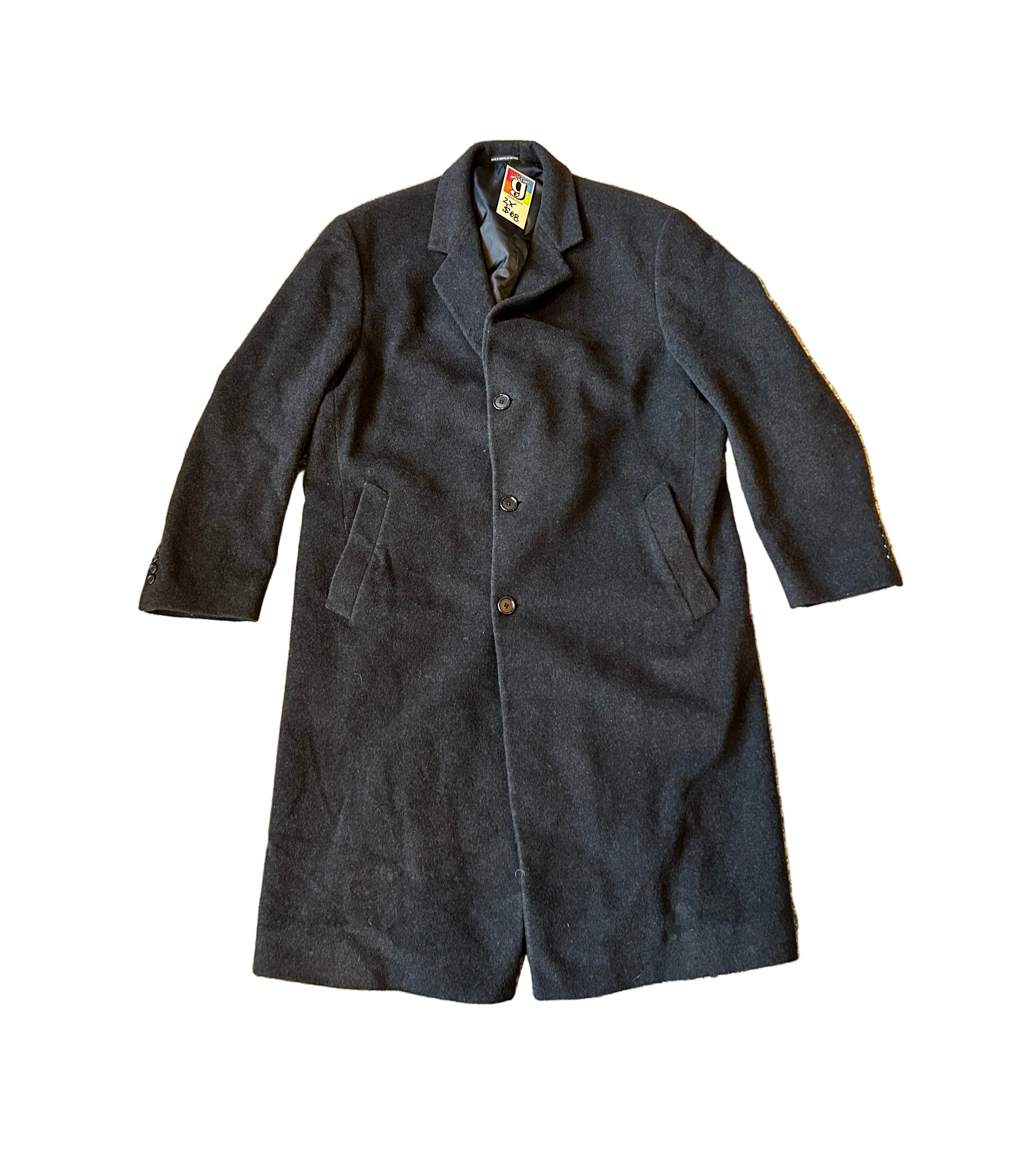 London Fog Black Overcoat