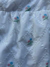 Arula White Floral Eyelet Dress