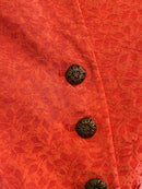 Ann Taylor Orange Floral Vest