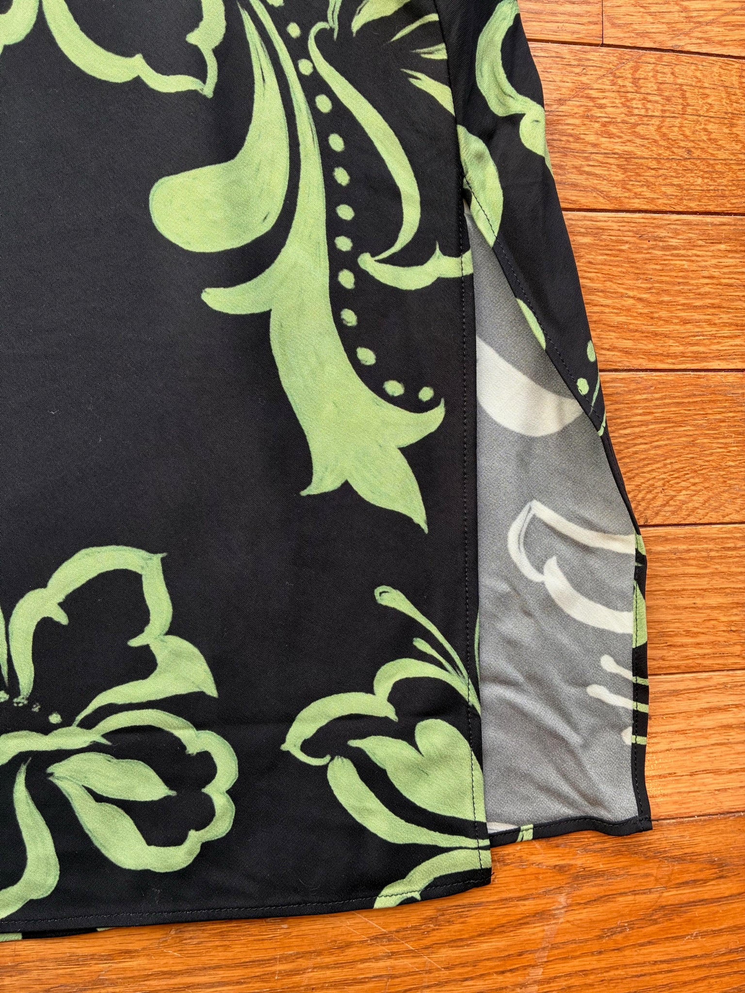 Universal Standard Black & Green Skirt