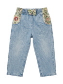 Kids Floral Jeans