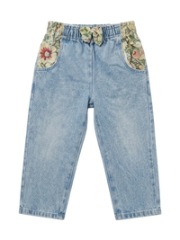 Kids Floral Jeans