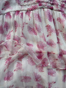 Arula Pink Sheer Floral Dress