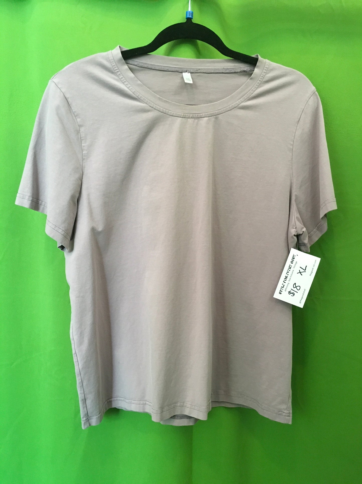 Light Purple Cotton Spandex Tee