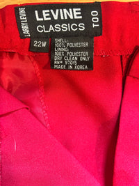 2X Levine Classics Red Trousers