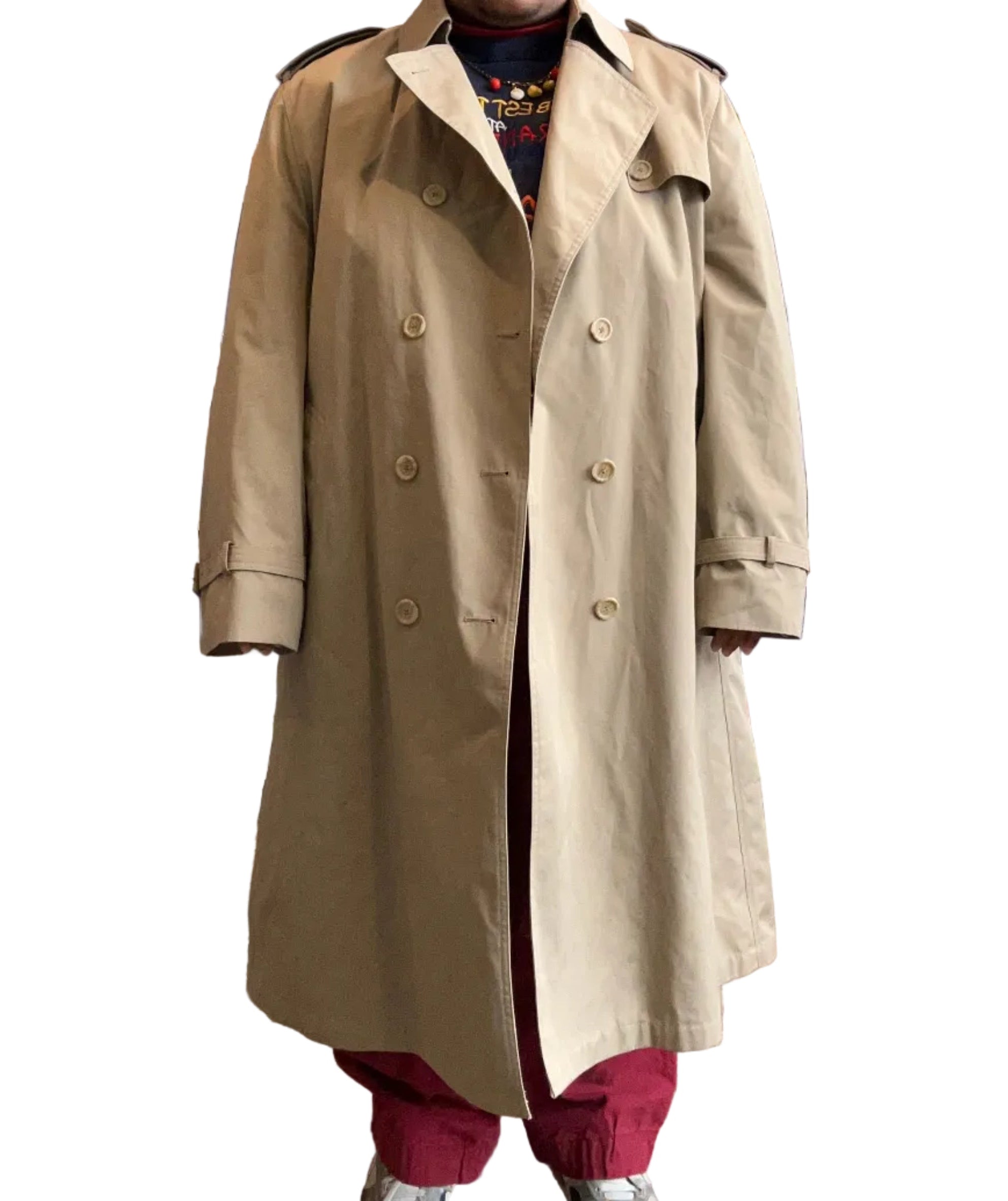 Oleg Cassini Tan Trench