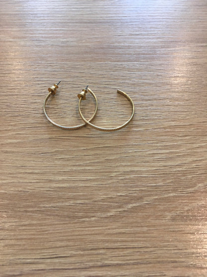 Ridged Hoop Earrings