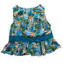 Unique Vintage Vacation Print Peplum Tank