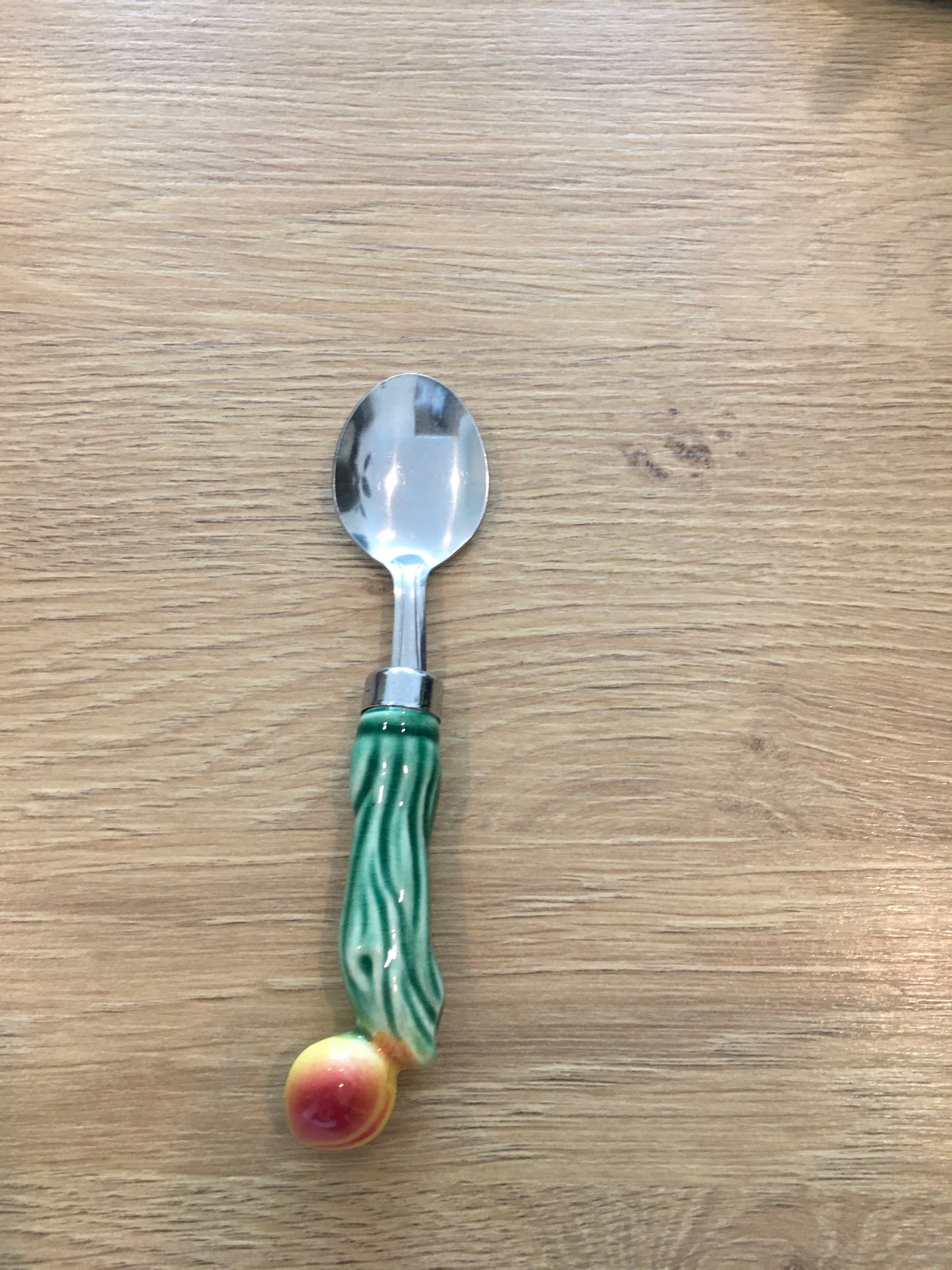 Apple Fruit & Branch Handle Mug and Apple Spoon