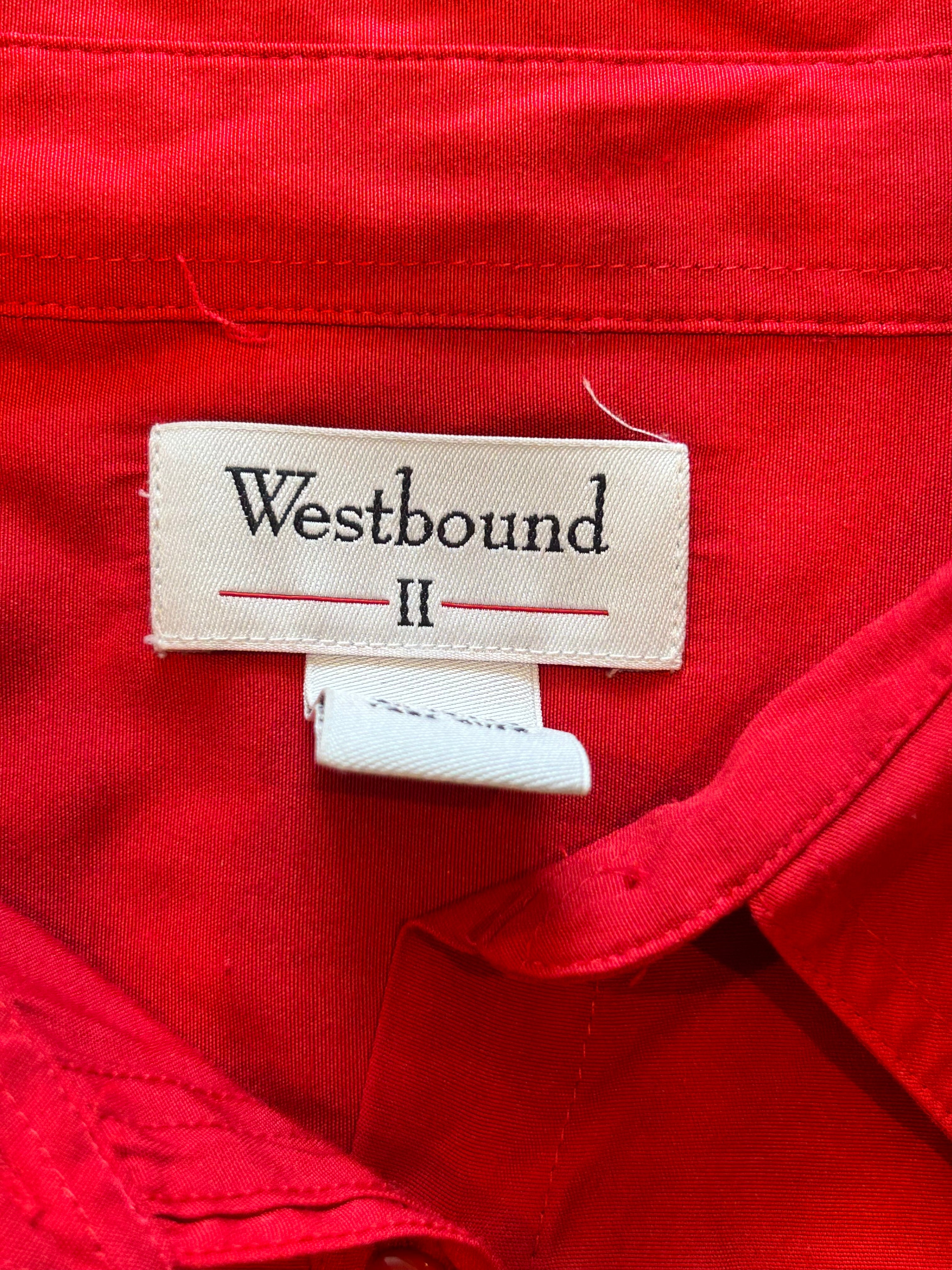 Westbound II Red Button Up