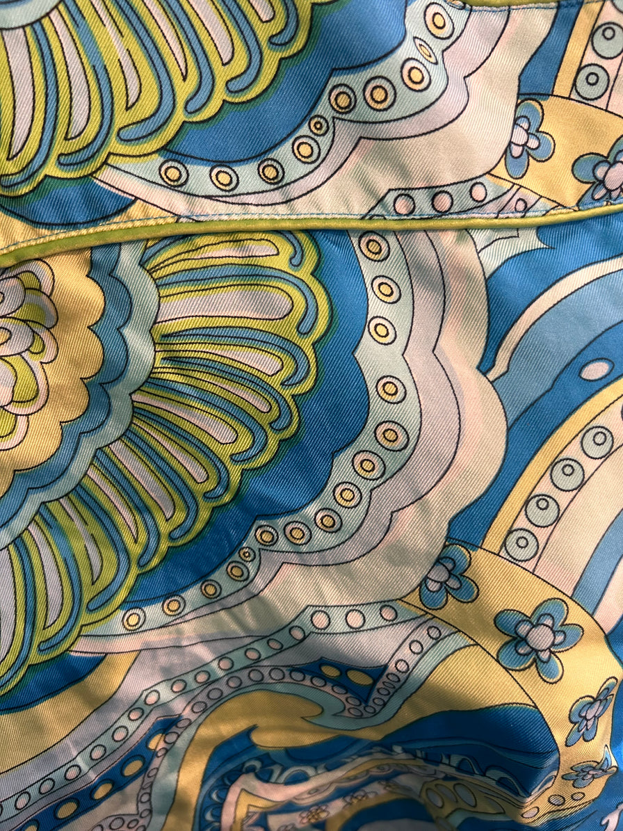 Blue Paisley Halter Top