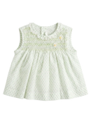 Green Floral Baby Dress