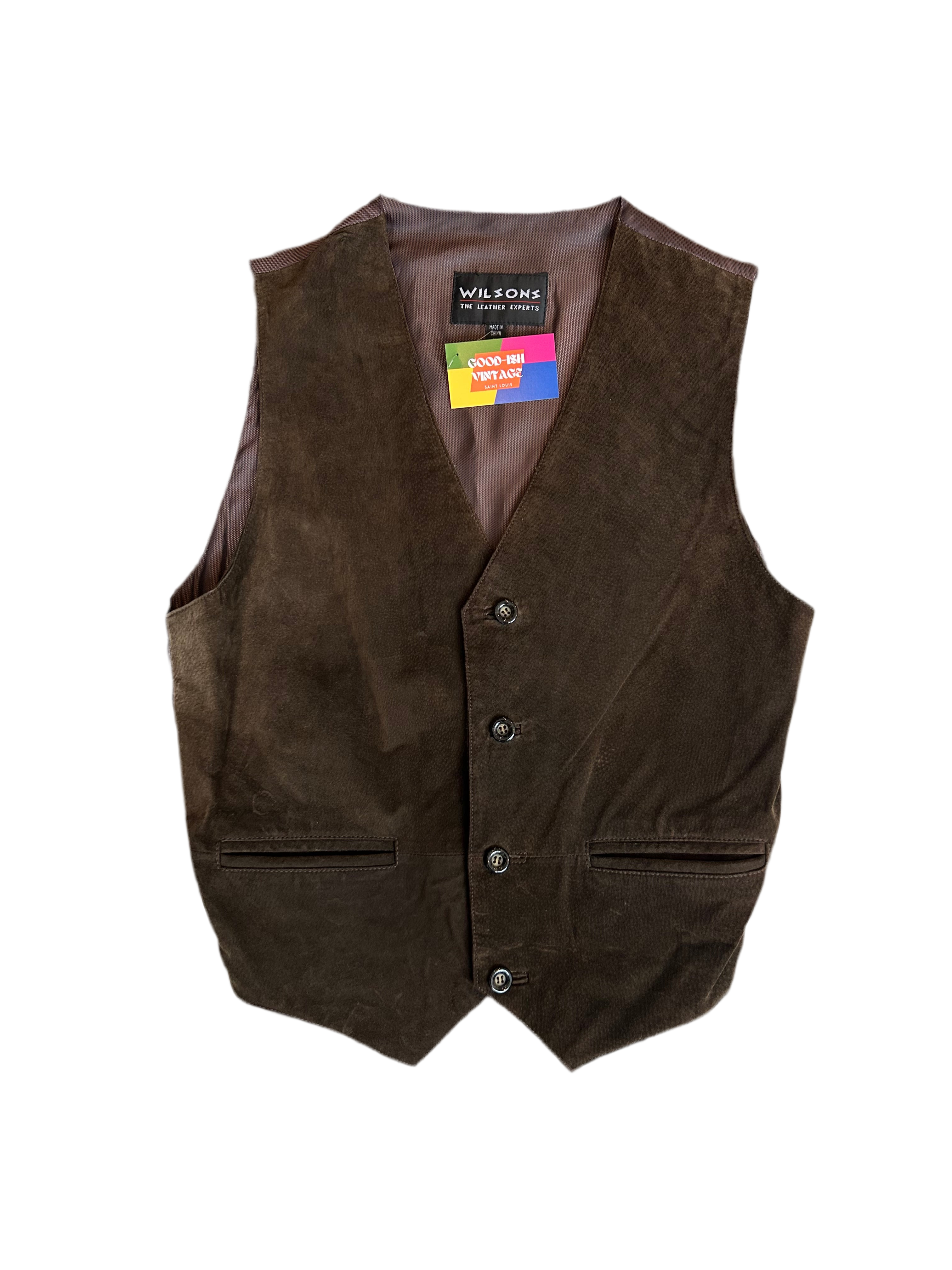 XL Wilson’s Brown Leather Vest