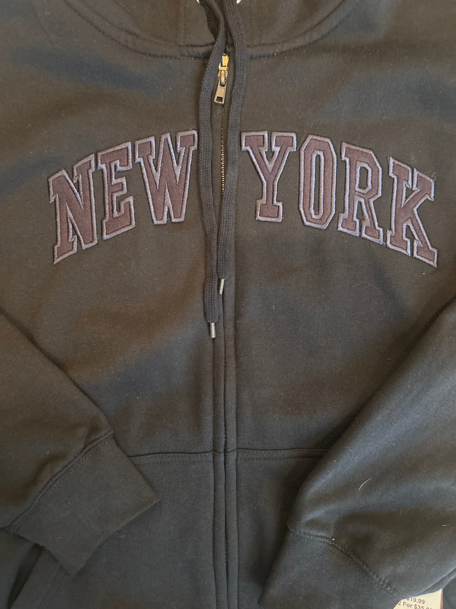 2X NY Popular Zip Up Hoodie