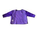 Purple Crop Liner Jacket