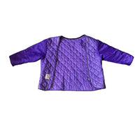 Purple Crop Liner Jacket