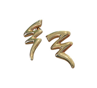 Squiggle Zig Zag Post Earring