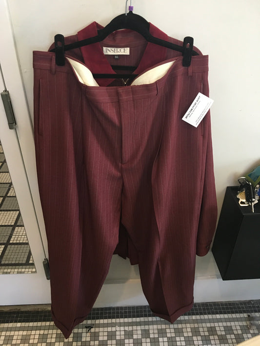 2X Inserch Maroon Trousers 42"W