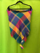 Rainbow Plaid Wearable Scarf