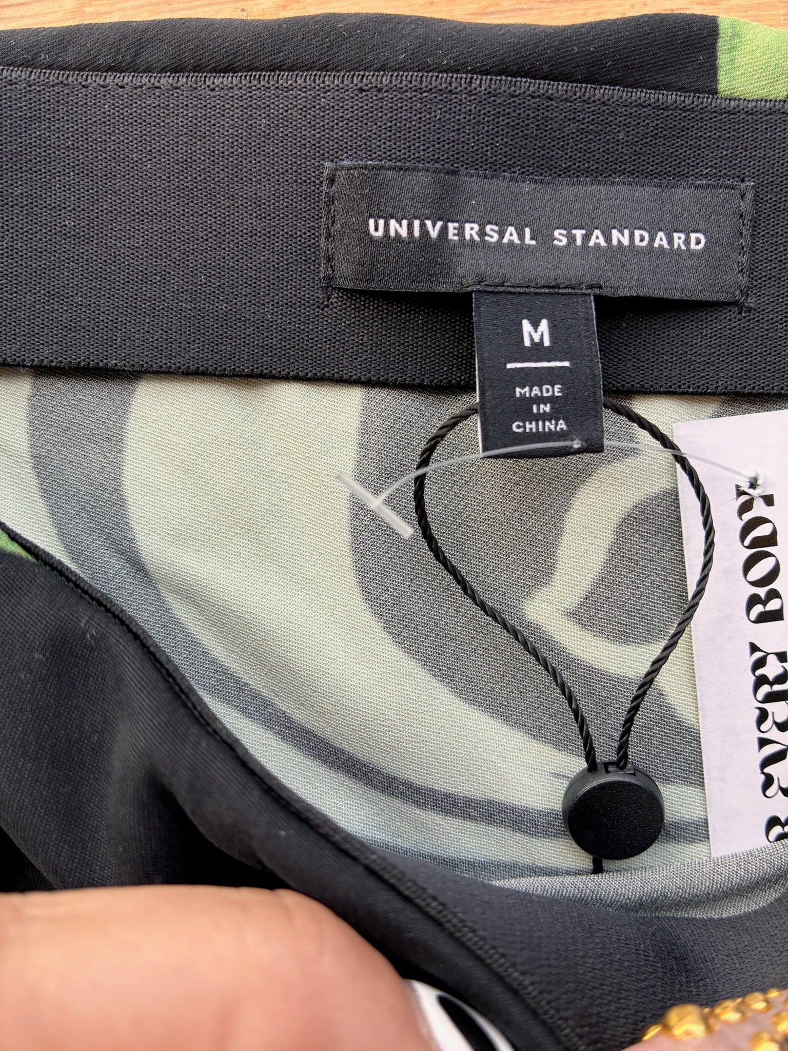 Universal Standard Black & Green Skirt
