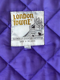 Purple Crop Liner Jacket